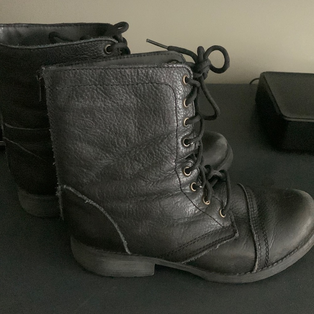Steve Madden combat boots